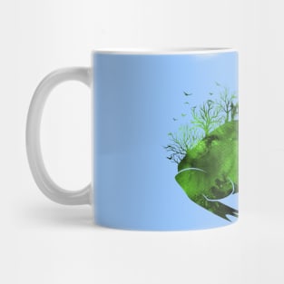 Fairy Tale Frog Prince with Gold Crown Mug